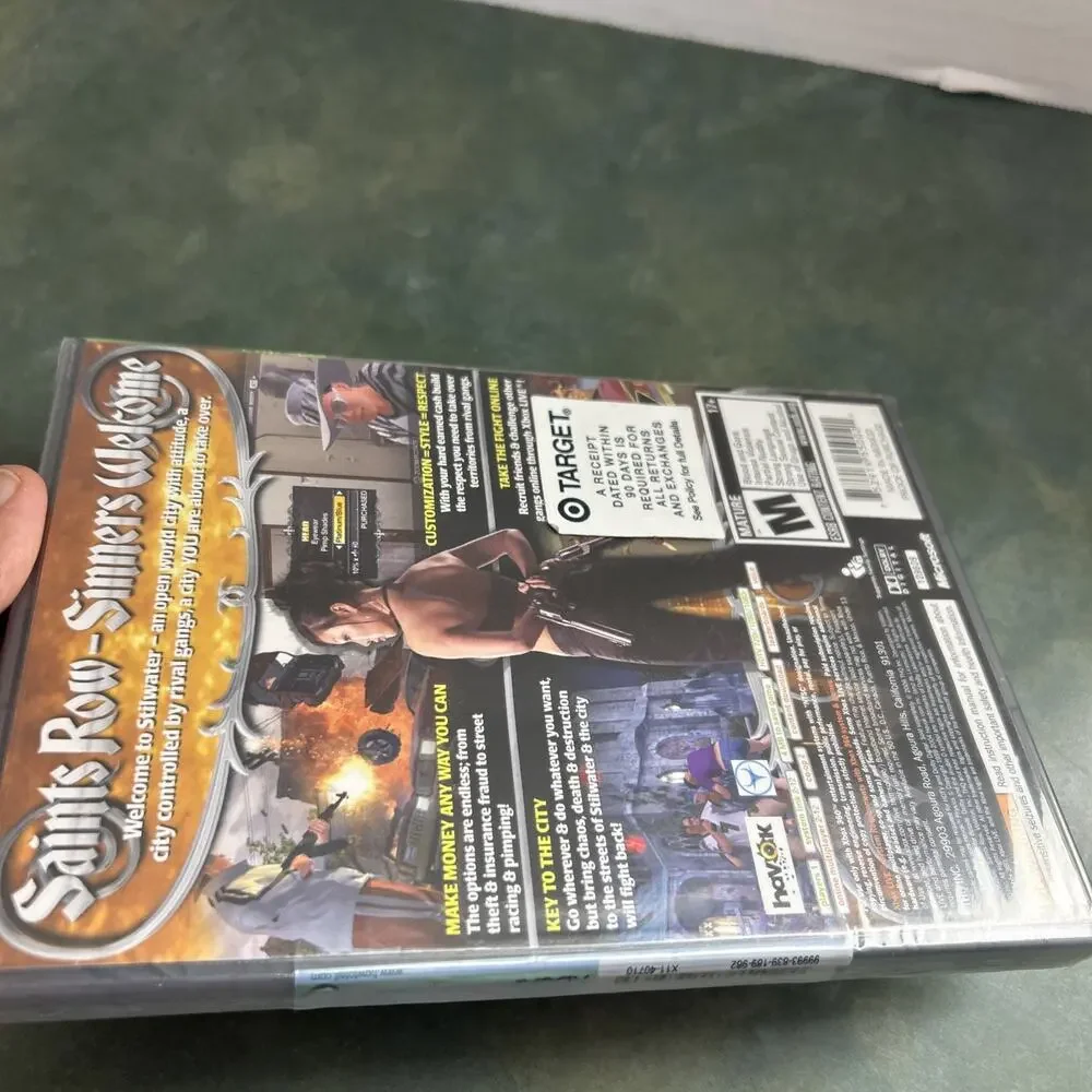 Saints Row Platinum Hits Xbox 360 New Sealed Original Shrink Wrap READ Target